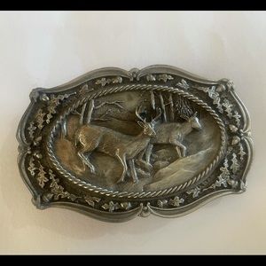 Vintage 1984 Bergamot Buck Belt Buckle W150